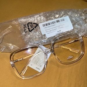 Oversized clear frames